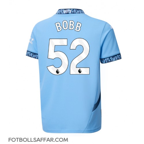 Manchester City Oscar Bobb #52 Hemmatröja 2024-25 Kortärmad